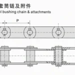 Engineering Steel Bushing Chain and Attachments