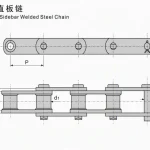 Straight Sidebar Welded Steel Chain