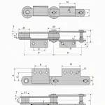Welded-Flat Conveyor Chain | HGH-300-F and HGH-450-S