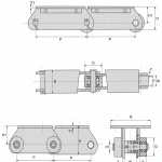 Heavy-Duty Flat Conveyor Chain | Type A and Type B Plate Chain