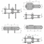 Building Materials Elevator Chain | FU, NE and DS Bucket Elevator Chains